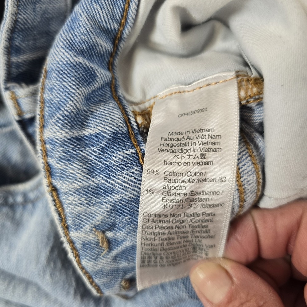 Madewell The Curvy Perfect Vintage Jean Size 29 Light Wash High Rise Mom Denim - Picture 4 of 9